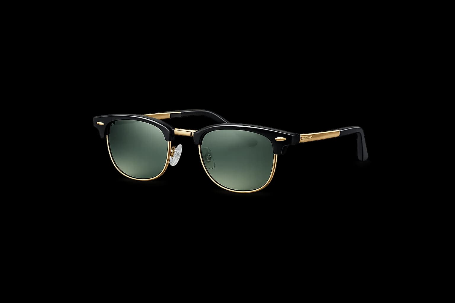 Black and gold sunglasses